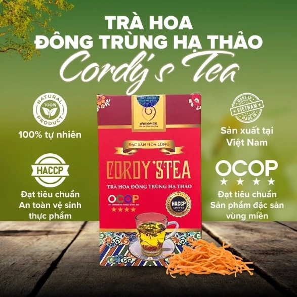 Cordy'sTea - Trà hoa Đông trùng hạ thảo